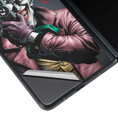 DC Comics The Joker Killing Joke Cover Art by Brian Bolland Galaxy Z Fold4 5G Skin